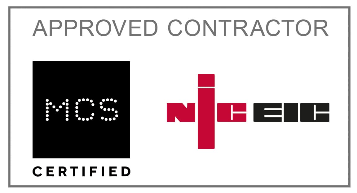 MCS Certified and NICEIC Approved Contractor logo